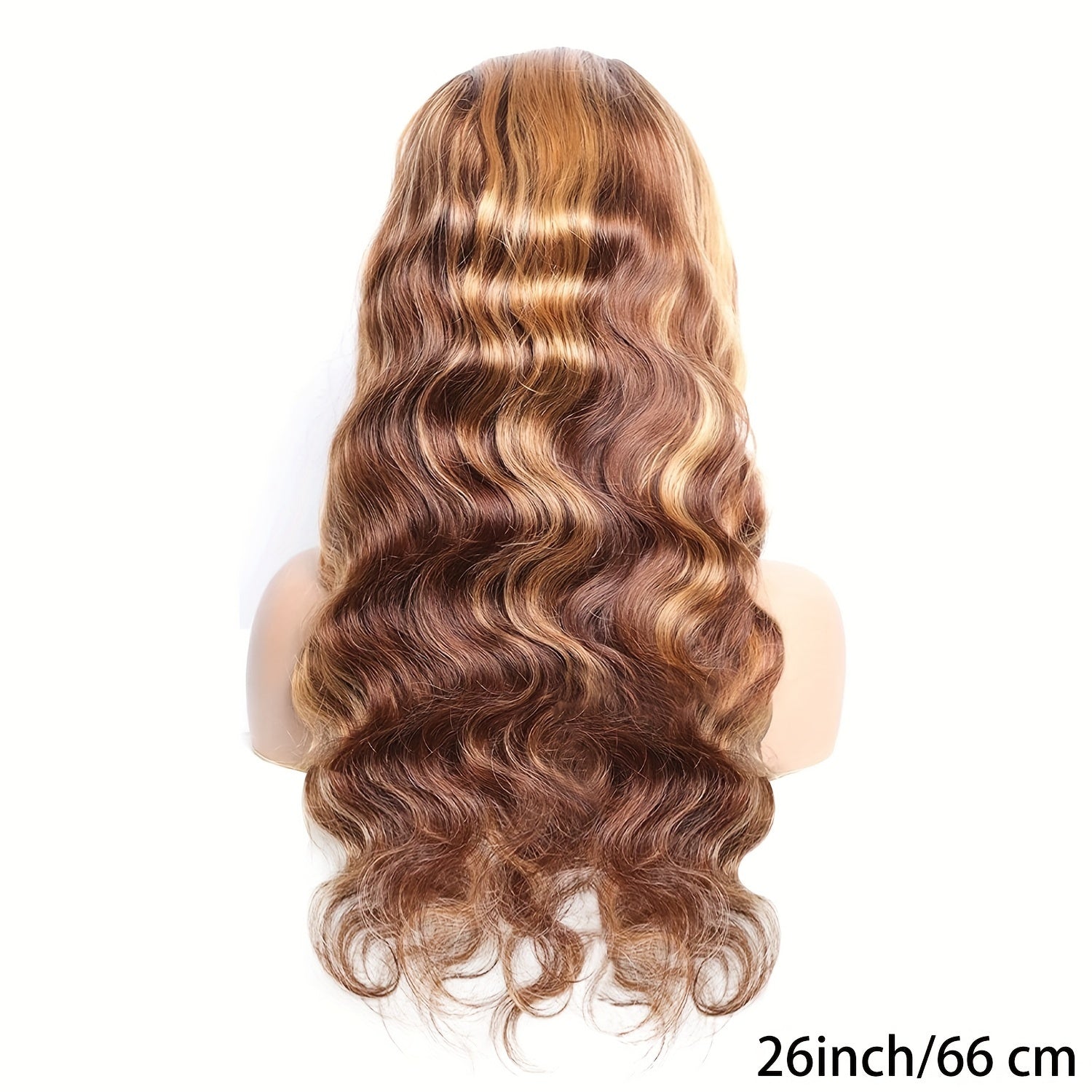 Honey Blonde Lace Front Wig Human Hair 4/27 Highlight Ombre 5x5 Transparent Lace Frontal Human Hair Wigs for Women Body Wave Highlight Lace Front Glueless Wigs Pre Plucked 180% Density 28 Inch