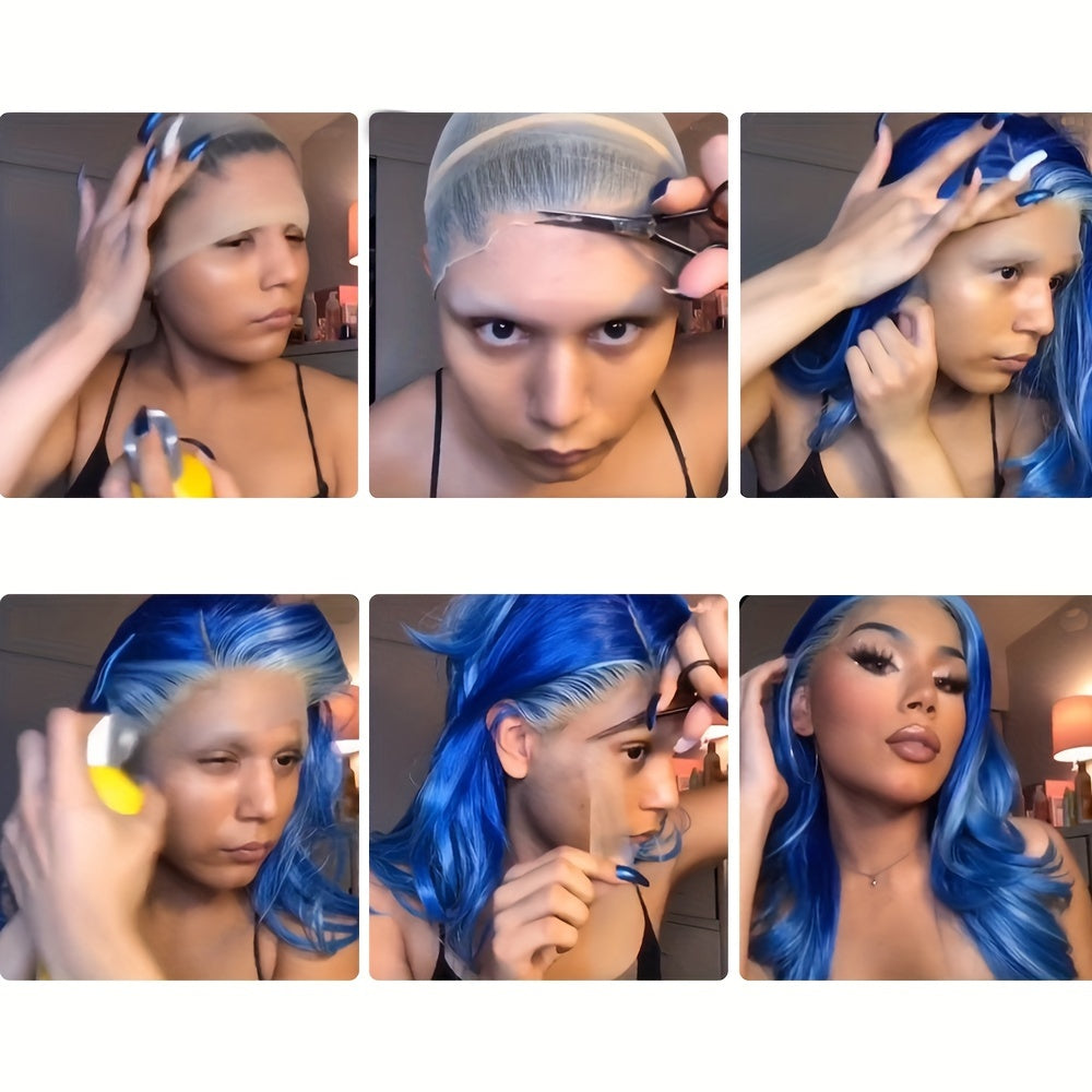 Synthetic 13x6 Lace Front Wigs 180 Density HD Lace Frontal Wigs For Women Long Straight Wigs Straight Hair Heat Resistant Fiber Hair Synthetic Lace Front Wigs 28inch