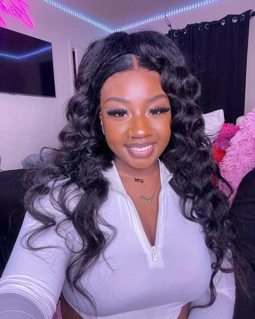 Loose Deep Wave Frontal Wig 13x6 HD Lace Frontal Human Hair Wigs For Women Brazilian Glueless Nature Water Wave Lace Front Human Hair Wig Pre Plucked