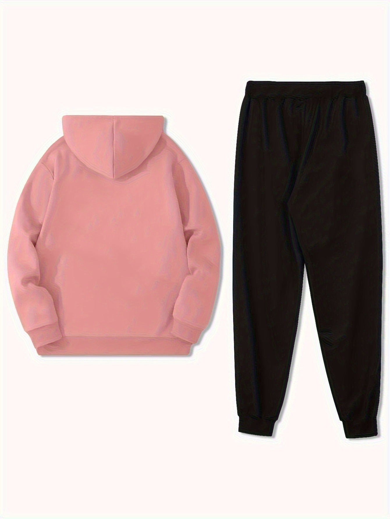 2pcs Luxury Men's Long Sleeves Hoodie & Sweatpants Co-ord Set, Casual Comfy Style for Spring Autumn Winter Outfits Clothing