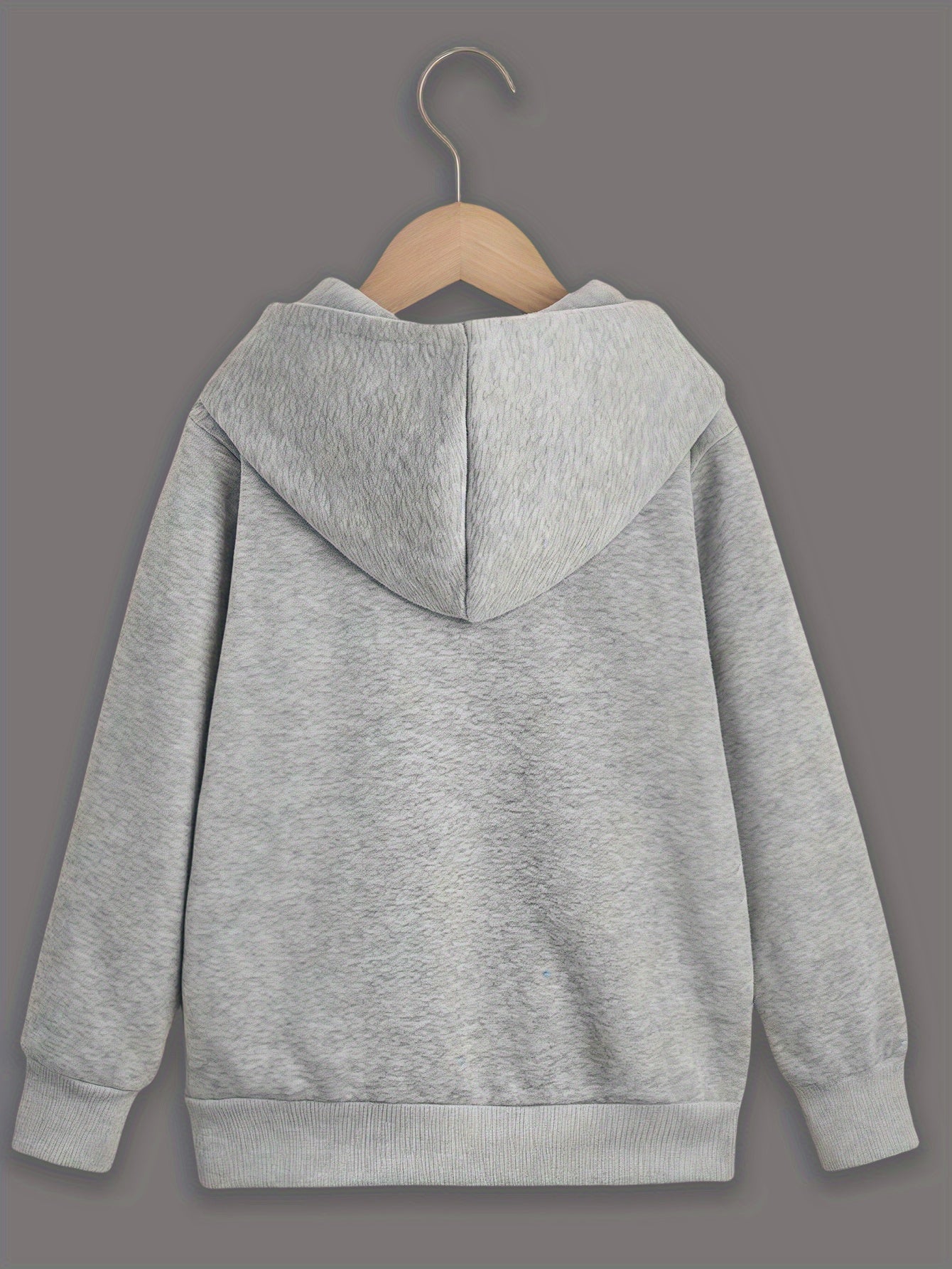 Kids' Fashion Hoodie with "Life Is Beautiful" Palm Print - Casual Knit Fabric Pullover for Ages 12 and Under, 100% Polyester, Regular Fit, Hooded, Slight Stretch, Fall/Winter Collection