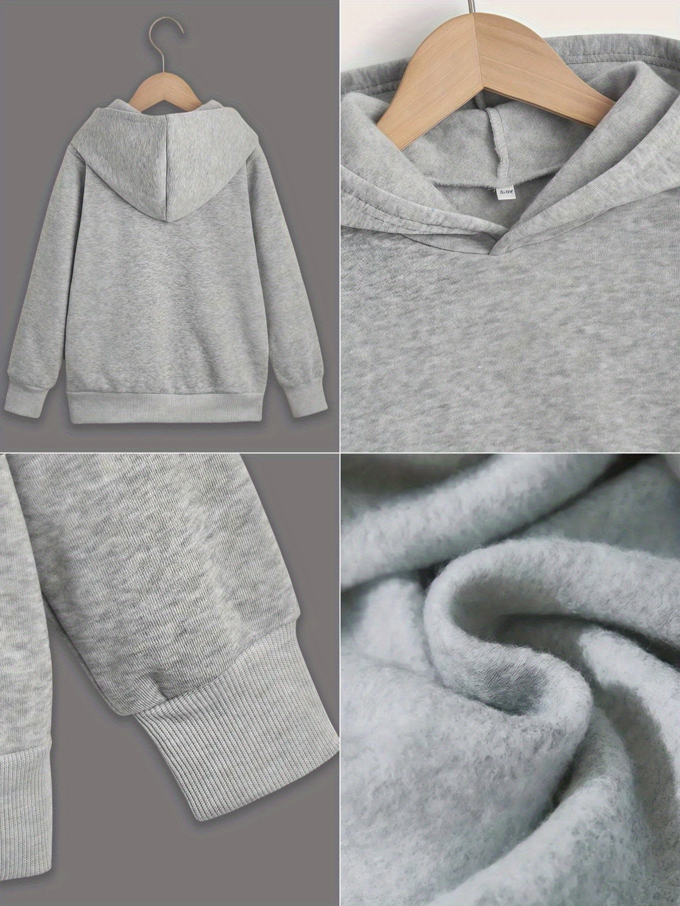 Kids' Fashion Hoodie with "Life Is Beautiful" Palm Print - Casual Knit Fabric Pullover for Ages 12 and Under, 100% Polyester, Regular Fit, Hooded, Slight Stretch, Fall/Winter Collection