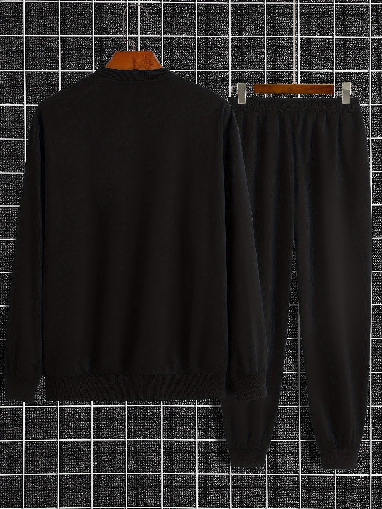 Trendy Autumn & Winter Outfits - Men's Casual Sweatshirt & Comfy Pants - USA Print