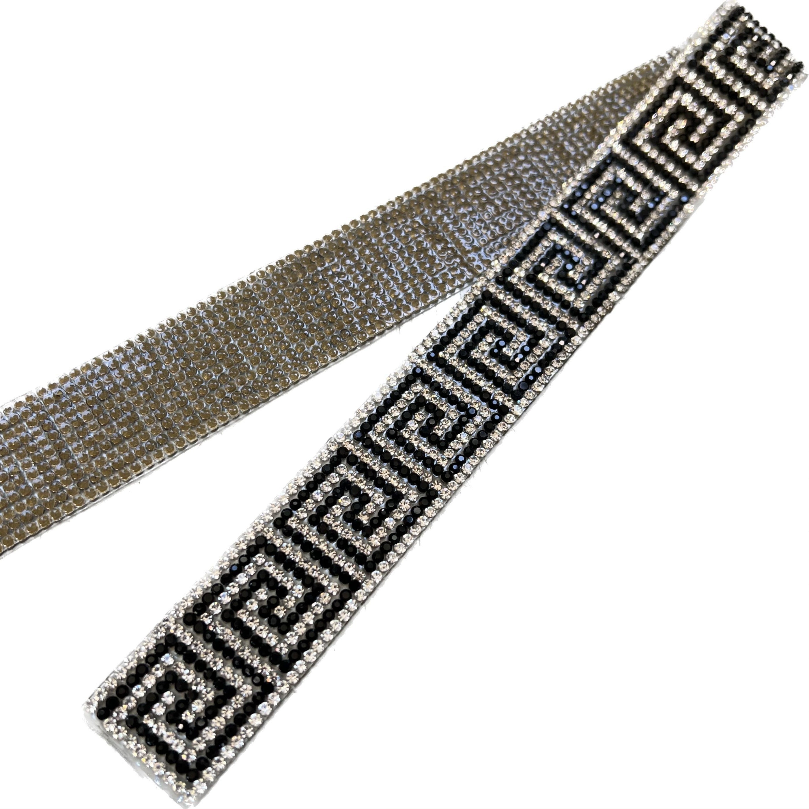 1pc Glass Self-Adhesive Rhinestone Ribbon - Sparkling 2mm Bling Gemstone Sticker Roll for DIY Crafts, Phone, Clothes, Bags, Holiday and Home Decor - Easy to Use, Durable, and Versatile Decoration Accessory