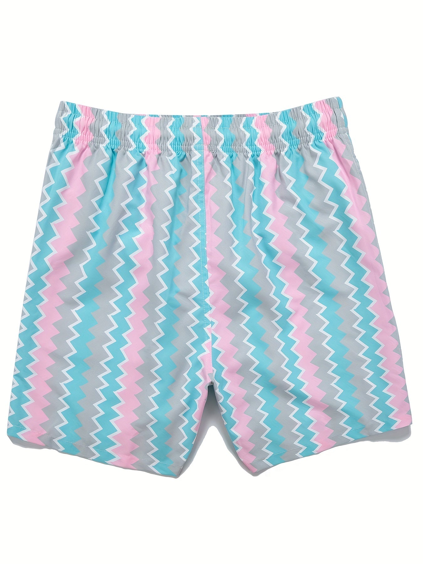 Mens Watermelon Print Hawaiian Shorts - Ultra-Comfortable Quick Dry Swim Trunks with Pockets & Drawstring Waistband - Durable Cartoon Pattern for Fun Summer Vacation, Beach & Pool Outings