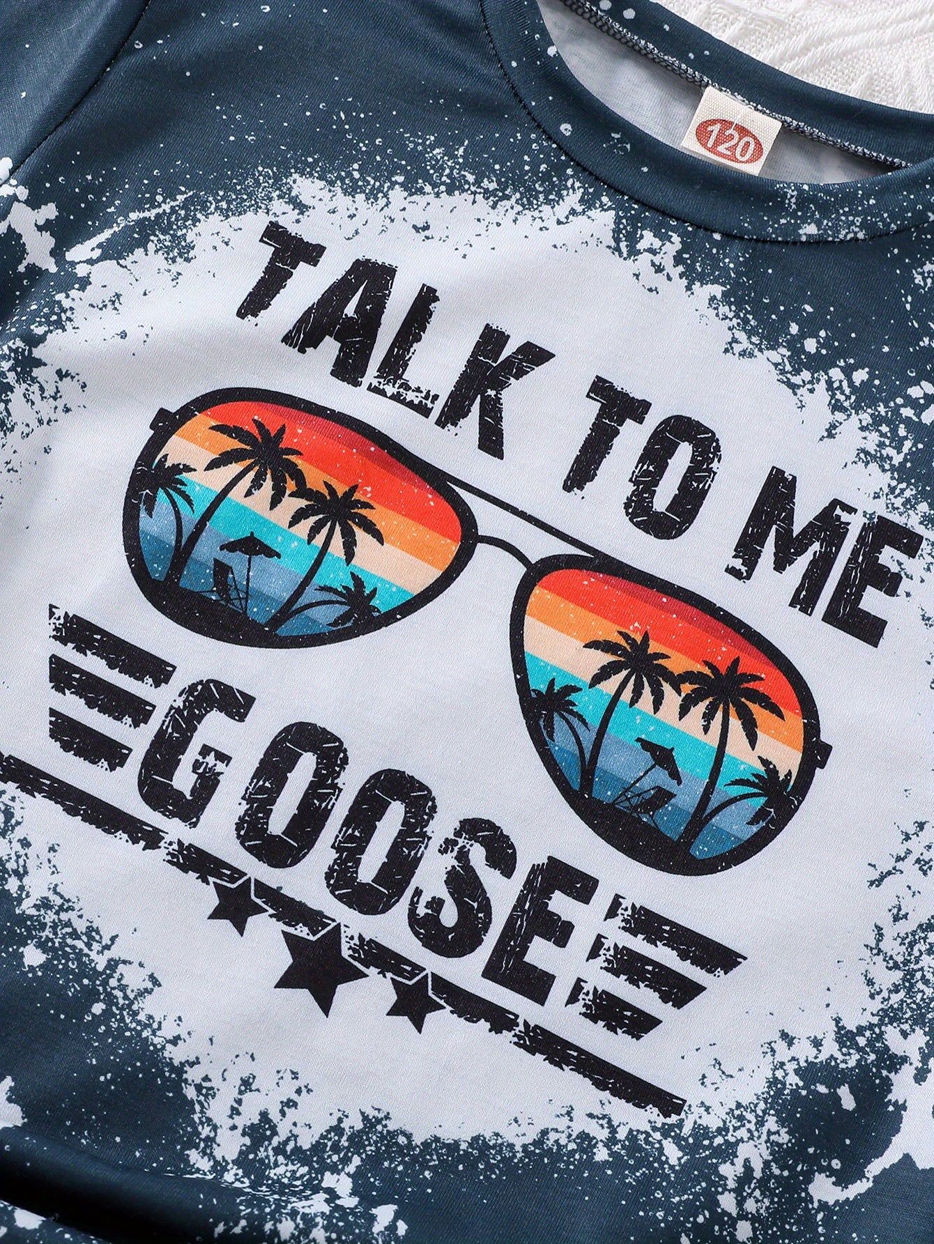 Trendy Girls' Coconut Tree Graphic Tees - Round Neck, Casual, Summer Clothes, Comfortable, Vibrant Colors, Fun Sunglasses Design, Teen Kids Fashion Top