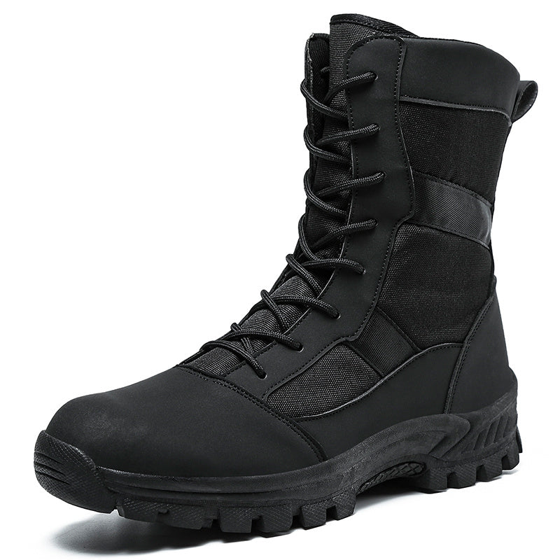 Mens Heavy-Duty Work Boots - Durable & Slip-resistant - Perfect for Outdoor Adventures and Job Sites