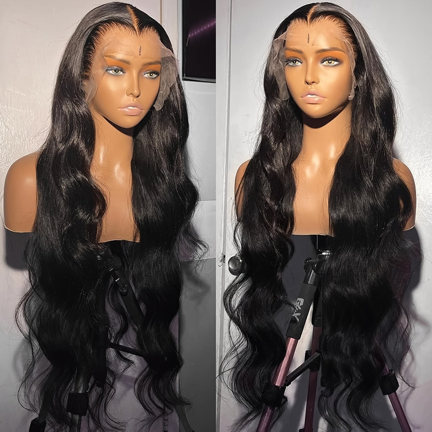 250% Density 13x6 Transparent Lace Front Human Hair Wigs For Women 16-34Inch Brazilian Remy Body Wave Glueless Wig Lace Closure Wig