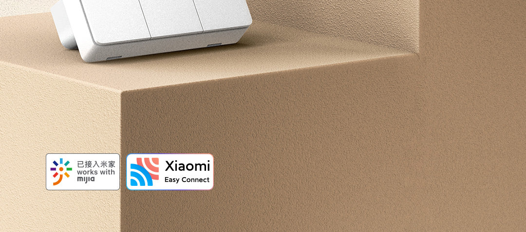 Xiaomi Smart Home Panel 3.32 inch Touch Screen Bluetooth Mesh Gateway Traditional 86 spec UI Custom Interaction Work with mihome