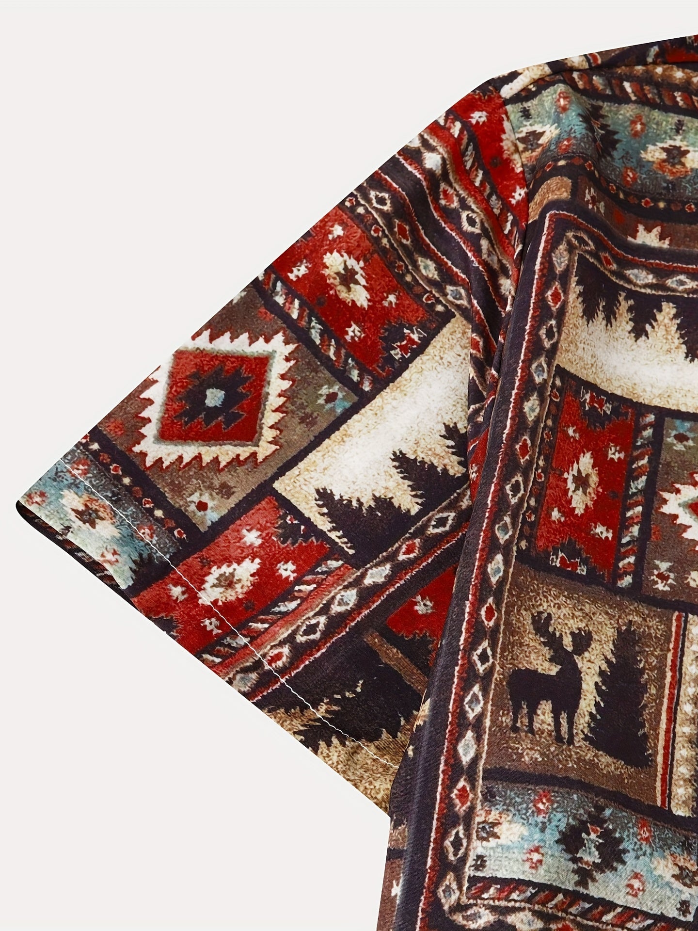 Mens Palm Tree & Lobster Paradise Short Sleeve Hawaiian Shirt - Lightweight, Comfortable, Perfect for Summer Beach Vacations