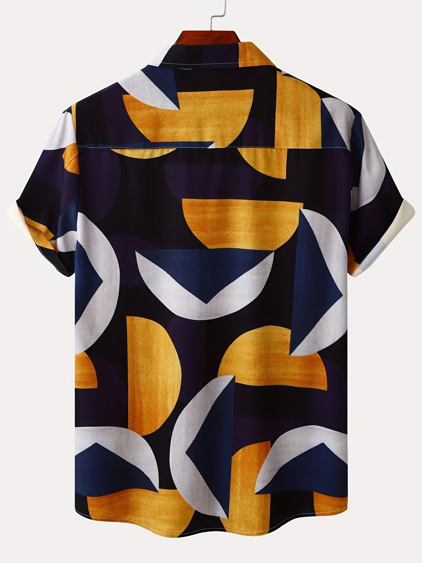 Mens Palm Tree & Lobster Paradise Short Sleeve Hawaiian Shirt - Lightweight, Comfortable, Perfect for Summer Beach Vacations