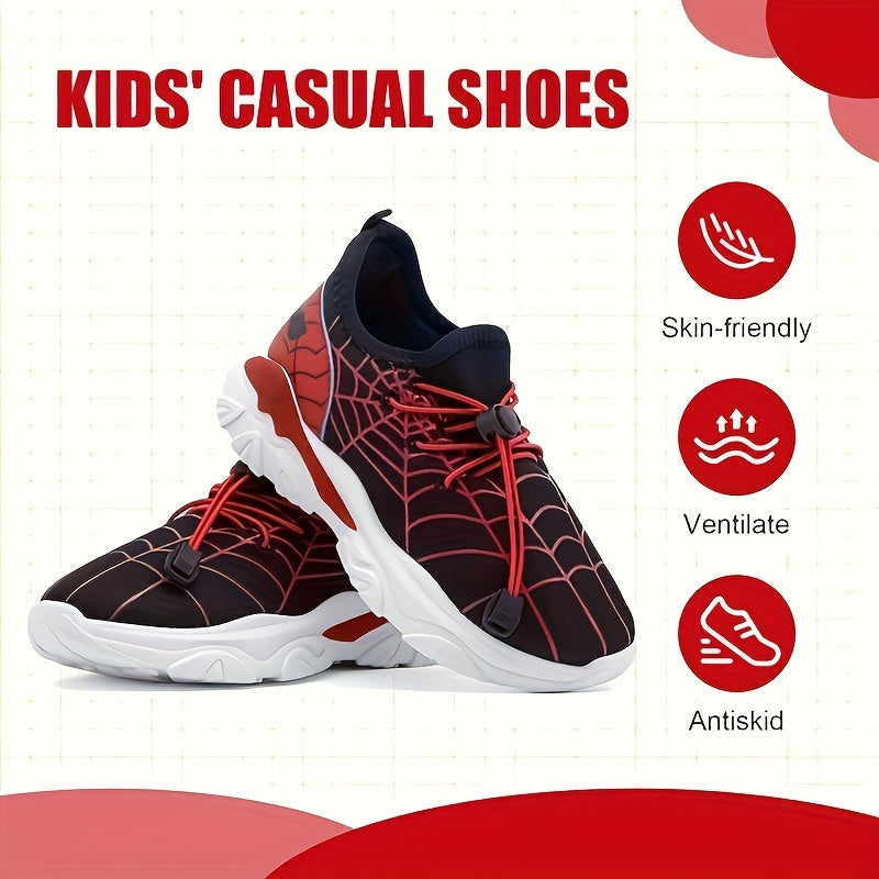 Boys Girls Kids' Sneakers Knitted Mesh Sports Shoes Breathable Lightweight Running Shoes For Kids Fashion Athletic Casual Shoes.