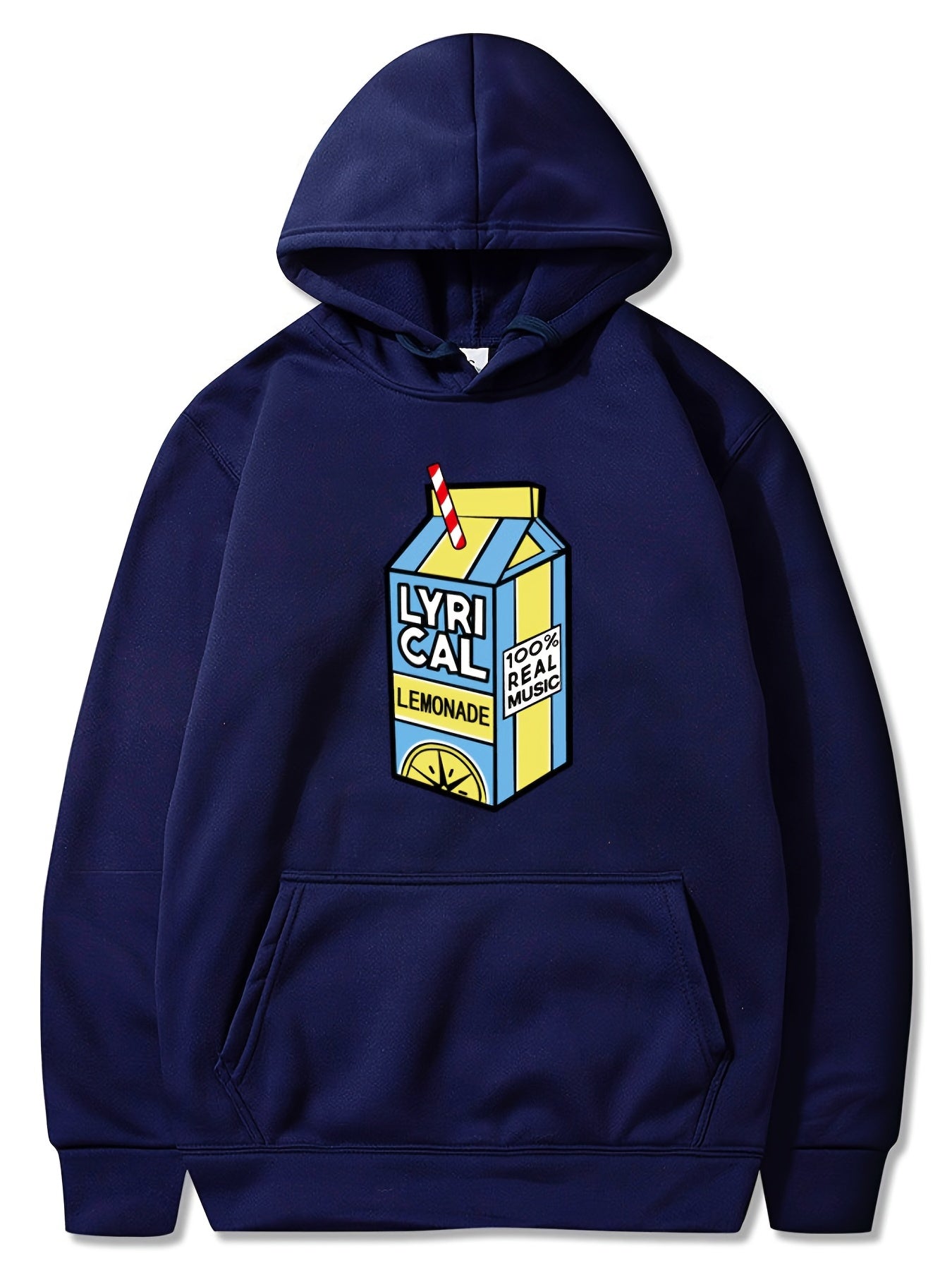 Plus Size Mens Cozy Graphic Hoodies - Soft Drawstring, Oversized Comfortable Fit, Vibrant Juice Print, Best Selling Pullover Sweatshirt for Casual Wear