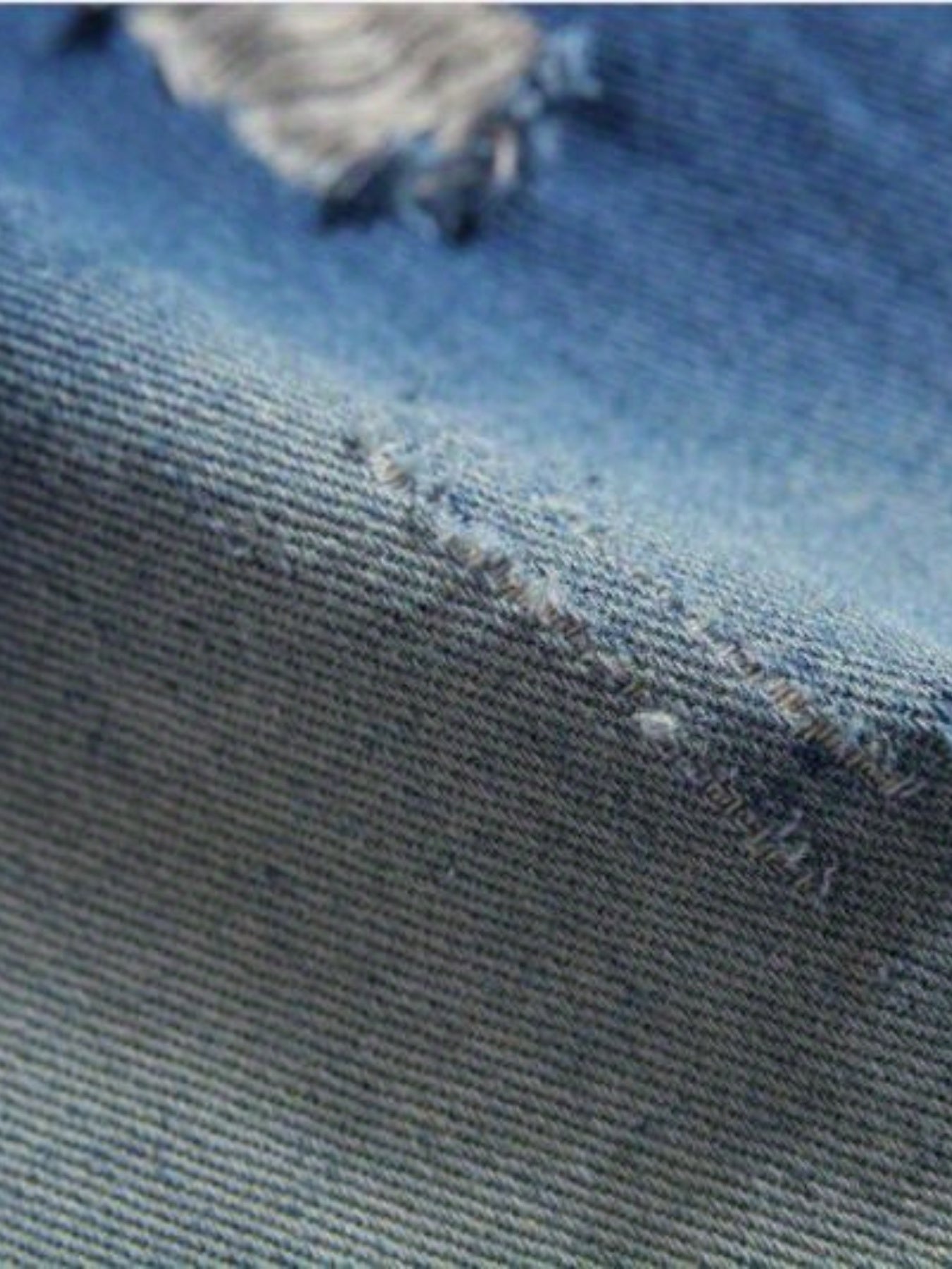 Ripped Avenue Mens Distressed Denim Shorts - Casual Street Style, All-Season Match, Summer Coolness, Comfortable Fit, Trendy Design