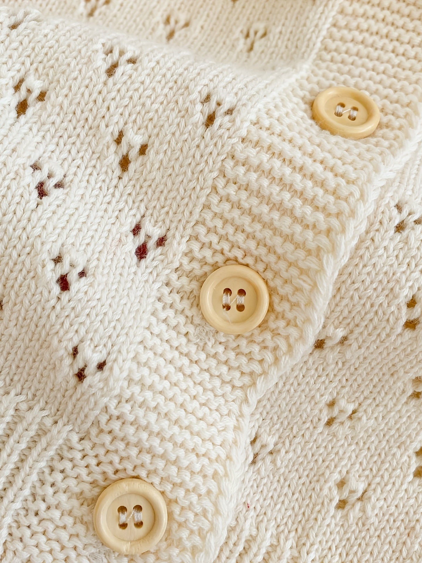 Girls' Jacquard Knit Ruffle Collar Button Long Sleeve Sweater Coat for Fall/Winter Outfits