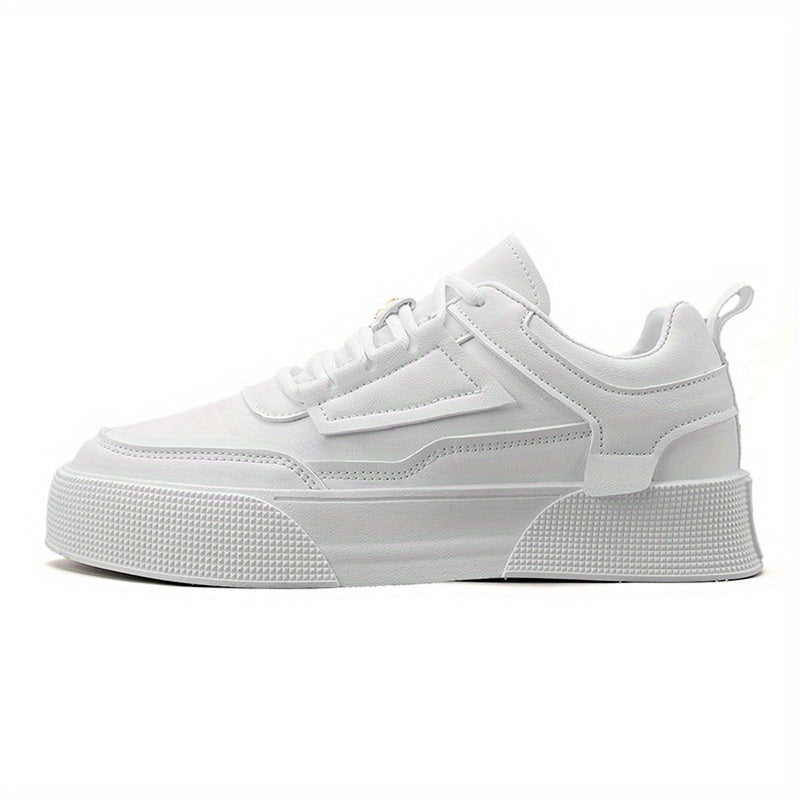 Mens Minimalist Skate Shoes - Lightweight & Fashionable Platform Sneakers - Breathable, Non-Slip, and Durable - Ideal for Casual Wear and Skating - Designed for Style and Performance