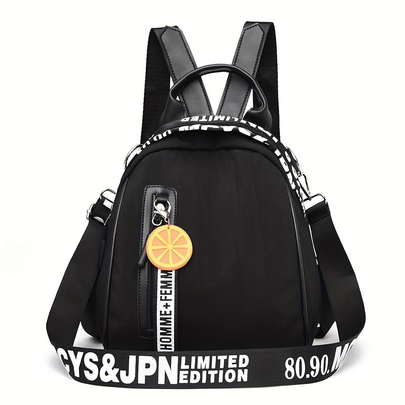 MezyTicky Women's Backpack, Lemon Decorative Shell Bag, Girl Casual Shopping Oxford Cloth Bags