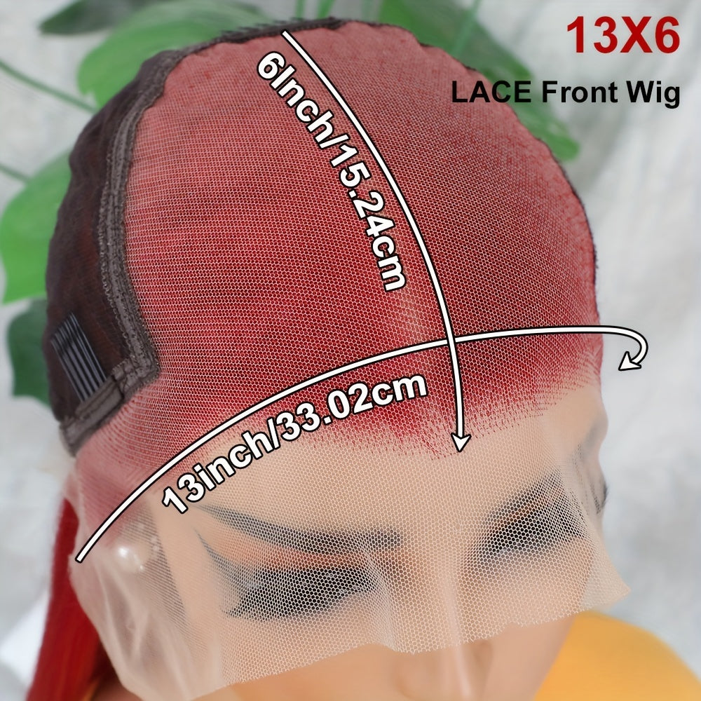 Synthetic 13x6 Lace Front Wigs 180 Density HD Lace Frontal Wigs For Women Long Straight Wigs Straight Hair Heat Resistant Fiber Hair Synthetic Lace Front Wigs 28inch