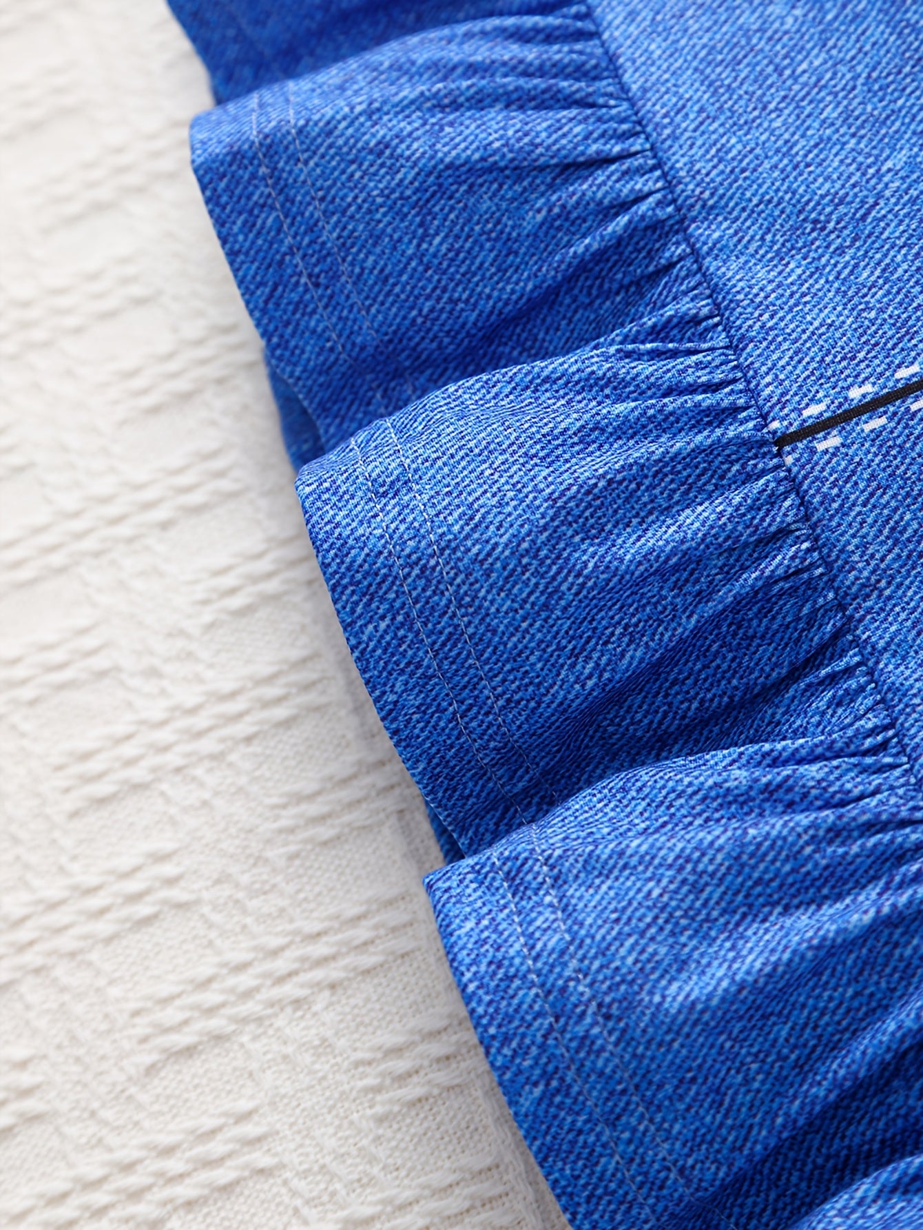 Baby Girl's Summer Casual Dress - Adorable Unicorn & Heart Print with Striped Sleeves, Imitation Denim Shoulder Straps, Flared Ruffled Hem, Machine-Washable Lightweight Playwear, Little Girl Clothes, Easy Dress Kids, Playful