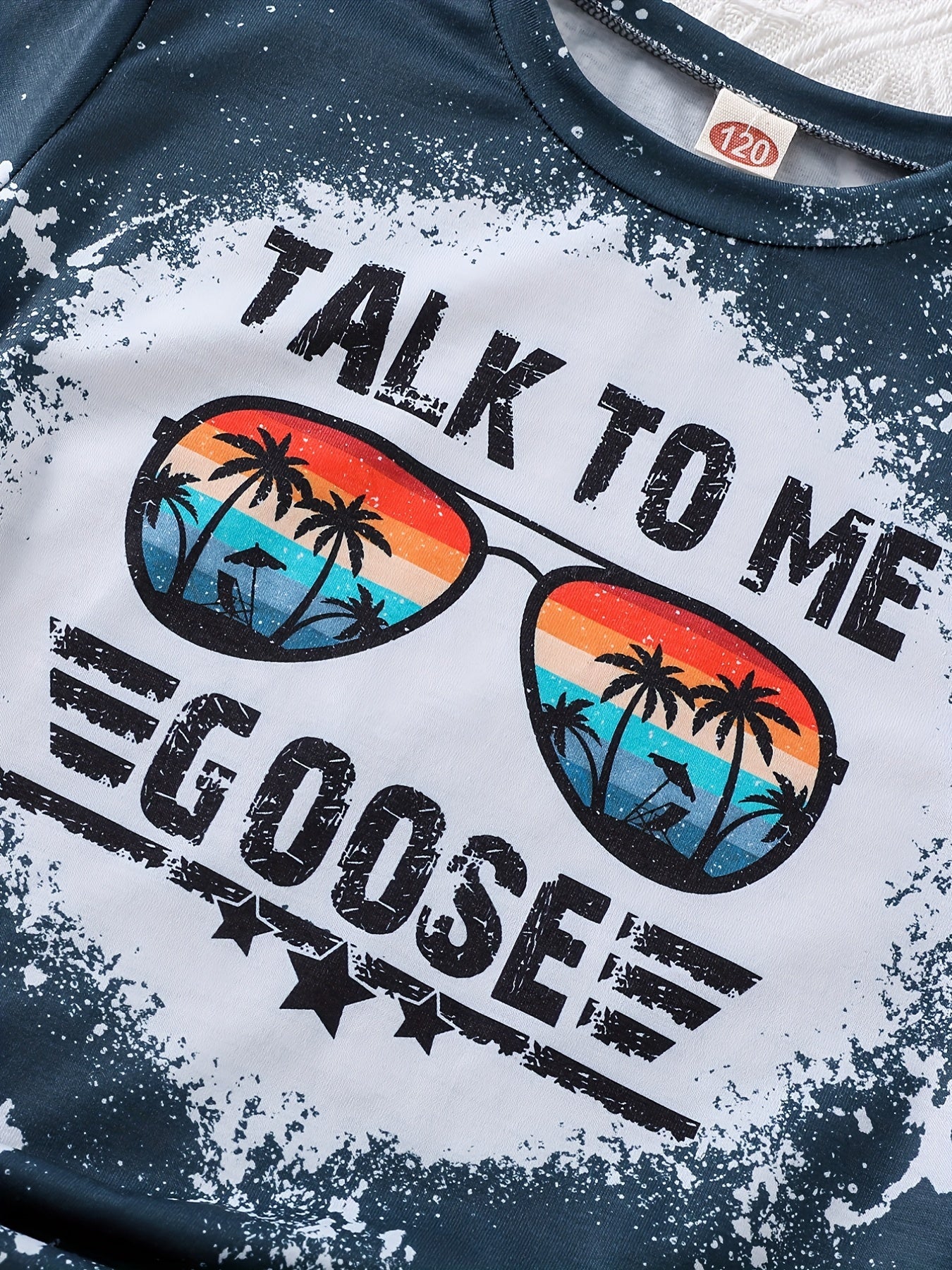 Trendy Girls' Coconut Tree Graphic Tees - Round Neck, Casual, Summer Clothes, Comfortable, Vibrant Colors, Fun Sunglasses Design, Teen Kids Fashion Top