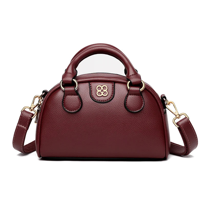 Luxury PU Leather Small Crossbody Bag Women’s Simple Handbag Versatile Shoulder Bag for Daily Use