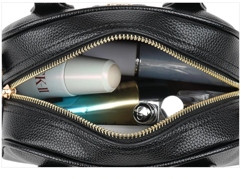 Luxury PU Leather Small Crossbody Bag Women’s Simple Handbag Versatile Shoulder Bag for Daily Use