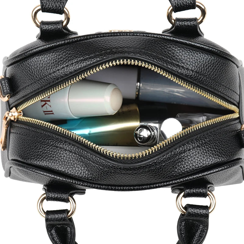 Luxury PU Leather Small Crossbody Bag Women’s Simple Handbag Versatile Shoulder Bag for Daily Use