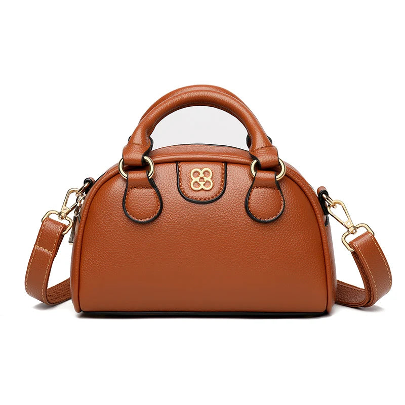 Luxury PU Leather Small Crossbody Bag Women’s Simple Handbag Versatile Shoulder Bag for Daily Use