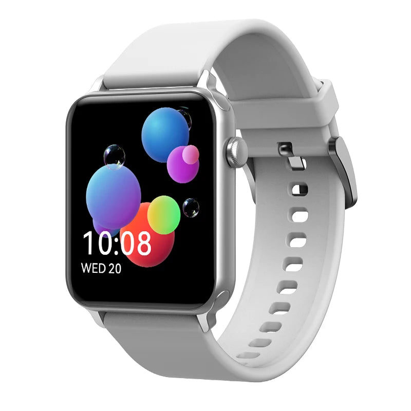 Fashionable Mens Smart Bracelet Watch Square Waterproof Smartwatch with Multiple Sports Modes