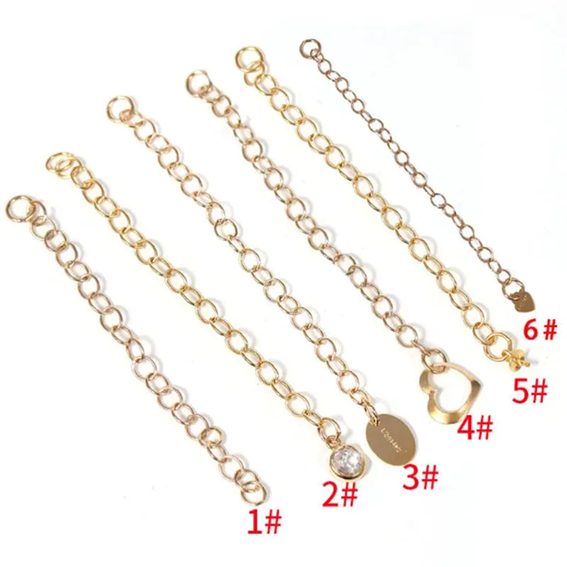 Classic Gold Tail Chain for Jewelry Making Gold Filled Extension Chain