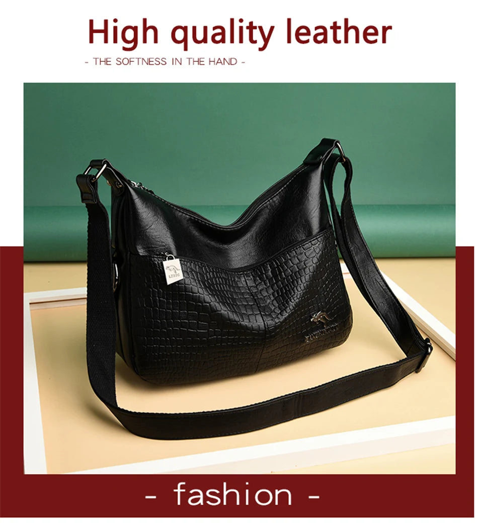 Luxury Designer Handbag Purses High Quality Leather Crossbody Messenger Bags for Women New Shoulder Bags Ladies Sac A Mian