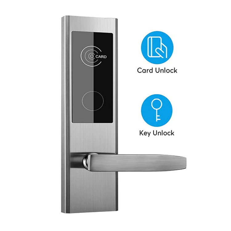 High Quality Stainless Steel Rfid Hotel Door Lock Smart RFID Card Hotel Room Lock Management System