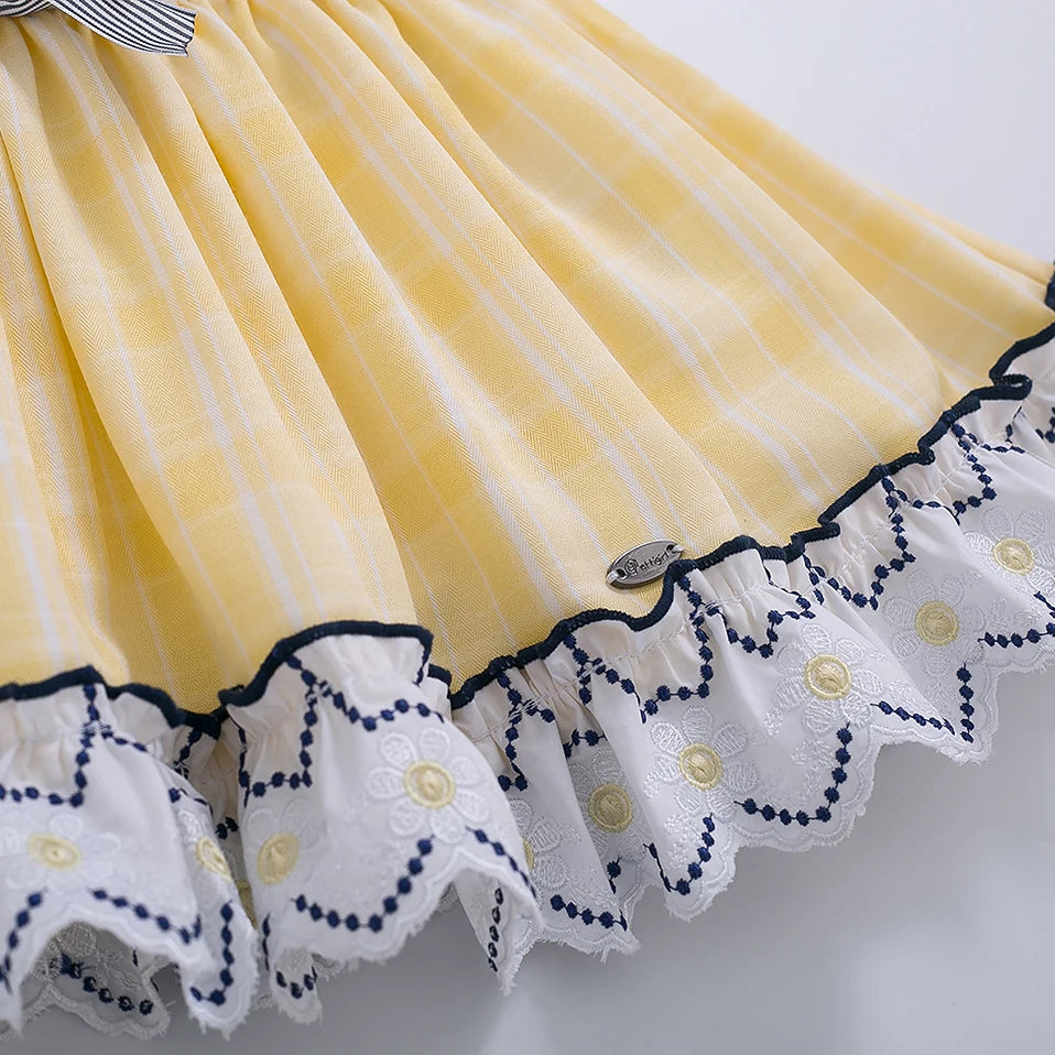 Wholesale Pettigirl 2024 Baby Girls Clothes Sets 3 in 1 Dresses Pant with Hat for Children Kids Fashion Clothing Luxury Boutique