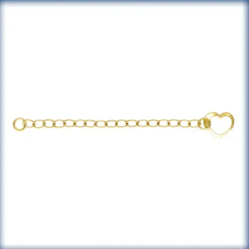 Classic Gold Tail Chain for Jewelry Making Gold Filled Extension Chain