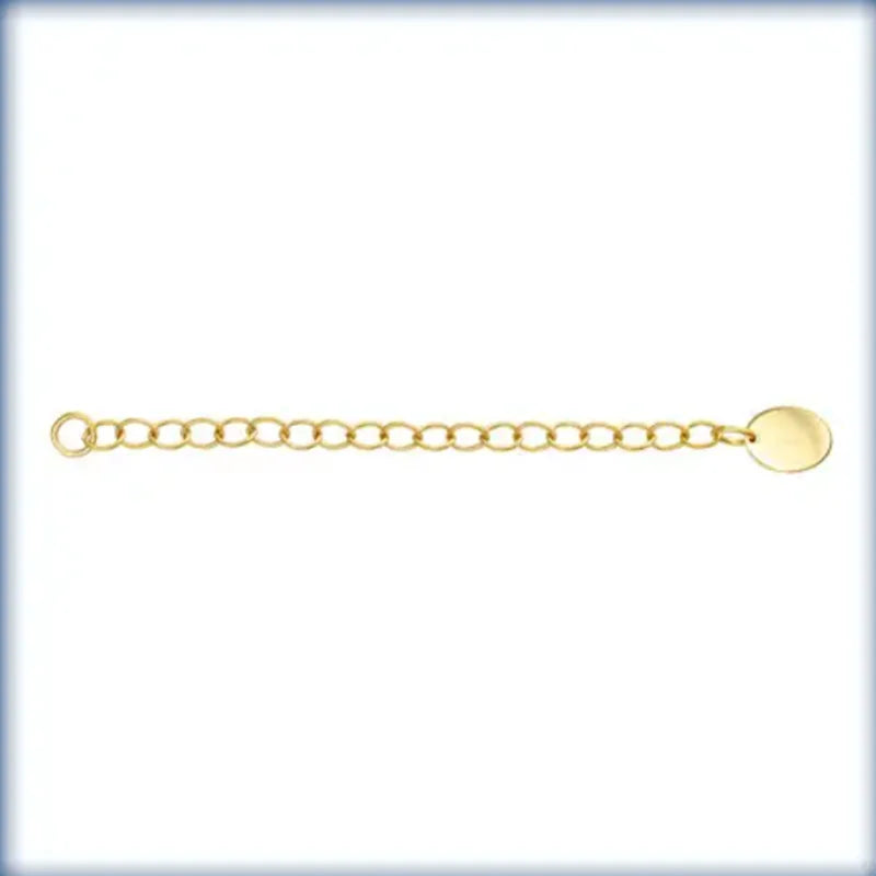 Classic Gold Tail Chain for Jewelry Making Gold Filled Extension Chain
