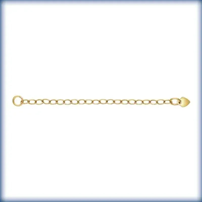 Classic Gold Tail Chain for Jewelry Making Gold Filled Extension Chain