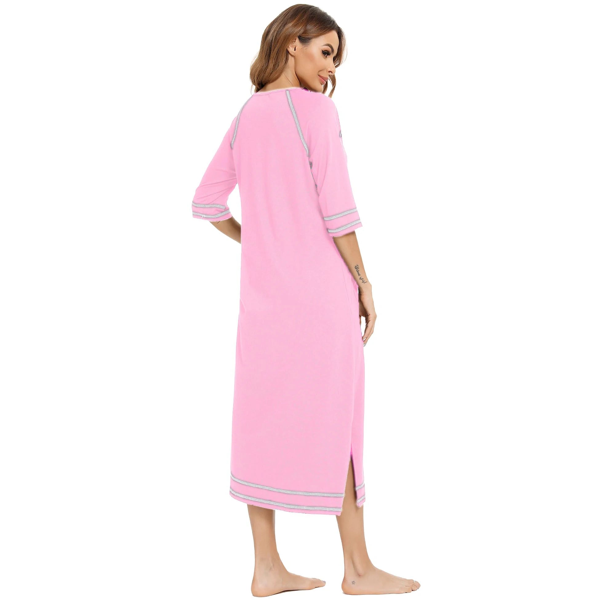 Casual Loungewear Dress Ladies Nightgown Sexy Sleeping Dress for Girls