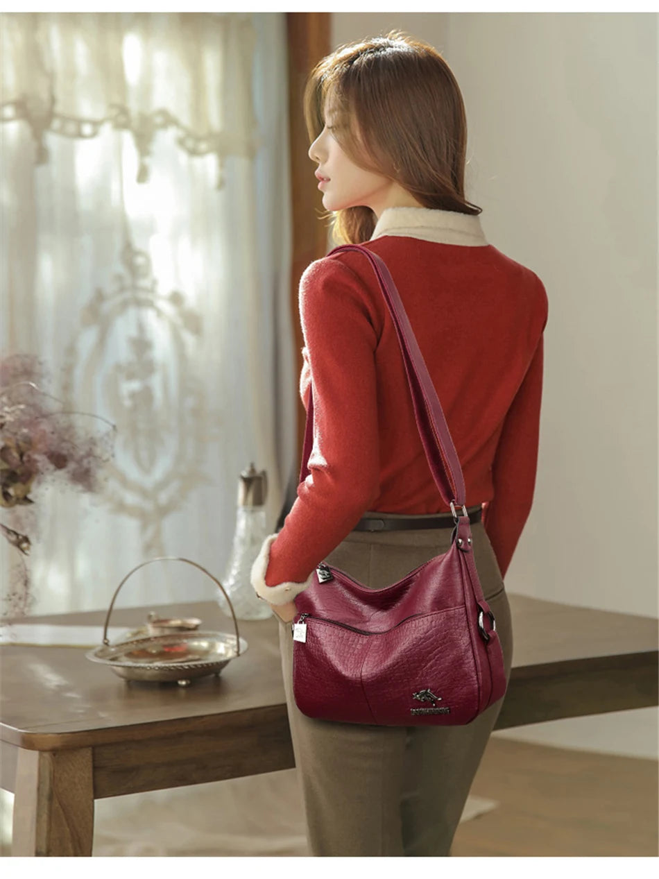 Luxury Designer Handbag Purses High Quality Leather Crossbody Messenger Bags for Women New Shoulder Bags Ladies Sac A Mian