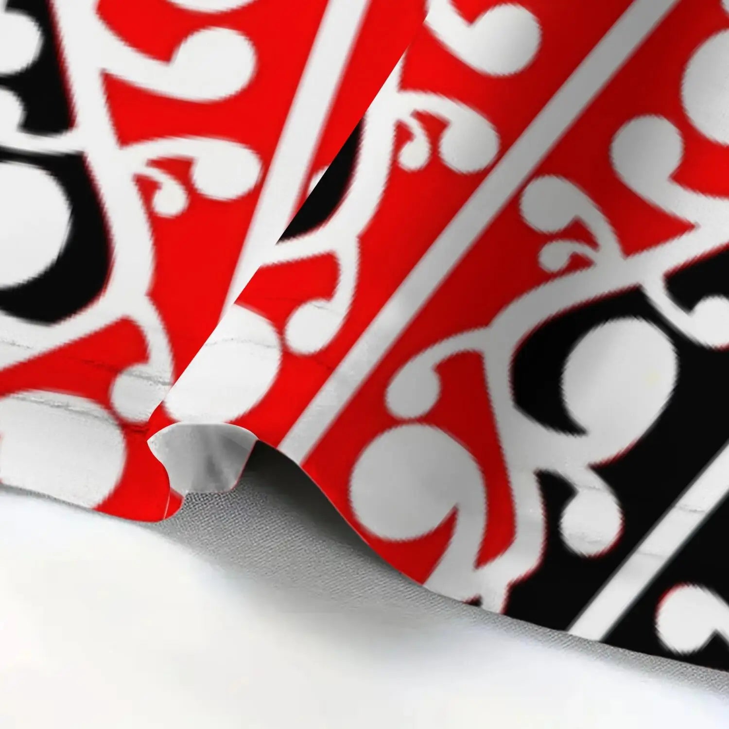 Women's Red Black Bold Pattern Sleeveless Sleeve Vintage Graphic Tee Dress