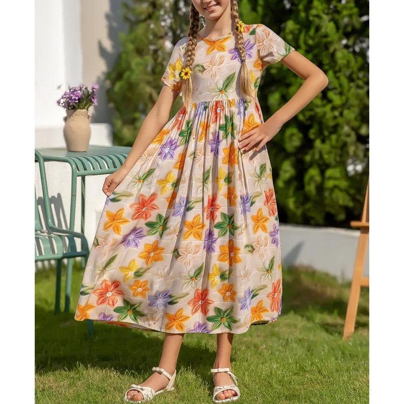 Casual Summer Pretty Baby pink Jersey Dress Short Party Dresses