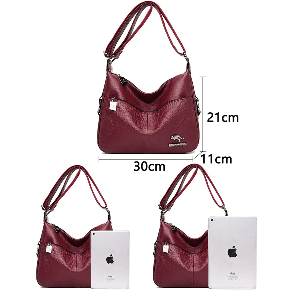 Luxury Designer Handbag Purses High Quality Leather Crossbody Messenger Bags for Women New Shoulder Bags Ladies Sac A Mian