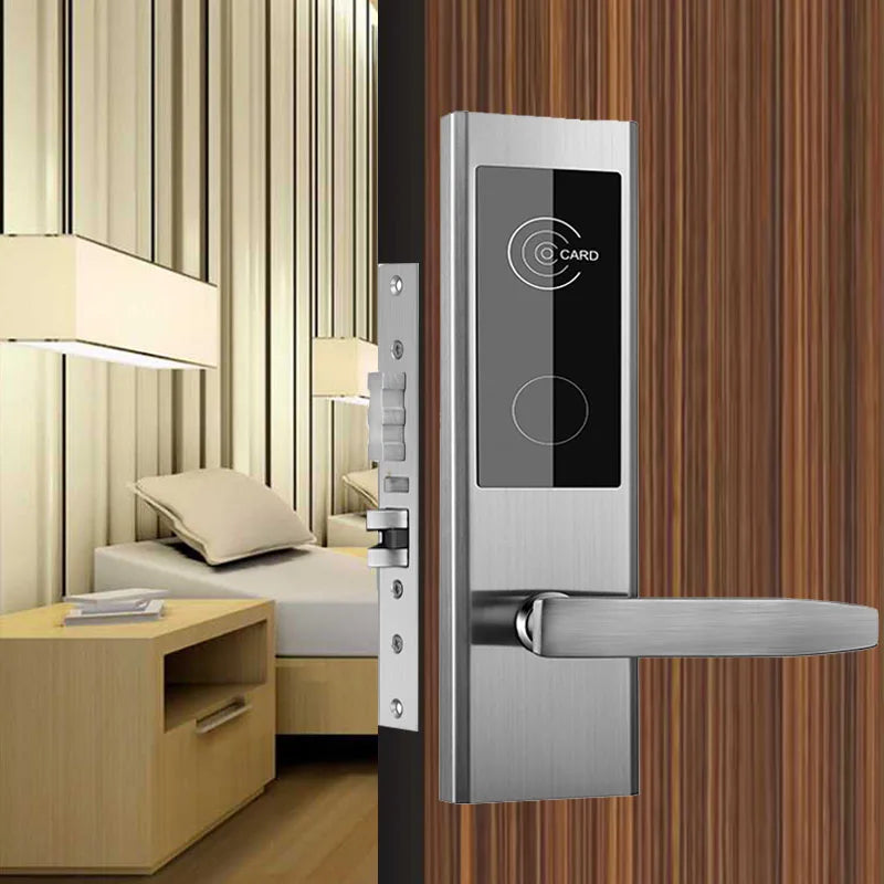 High Quality Stainless Steel Rfid Hotel Door Lock Smart RFID Card Hotel Room Lock Management System