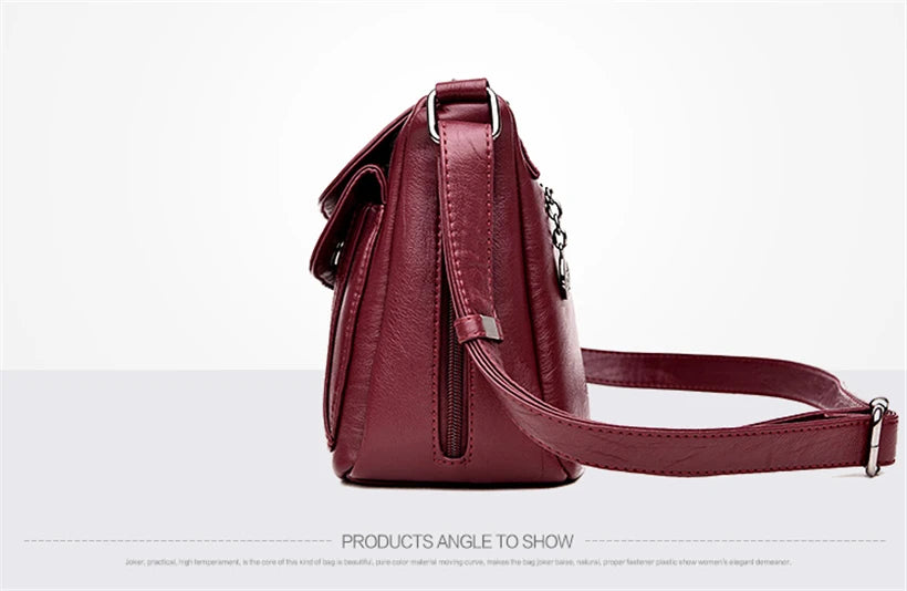 Luxury Designer Handbag High Quality Soft Leather Purses And Handbags Casual Shoulder Messenger Bags for Women 2022 New Sac