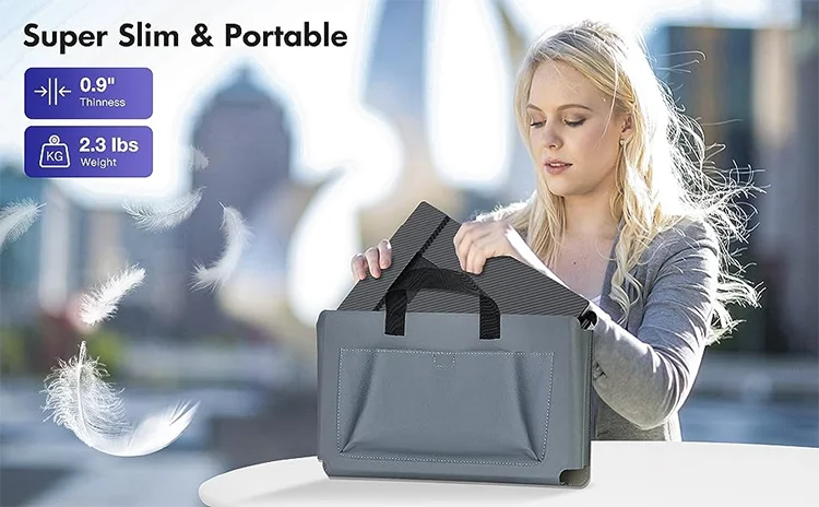 S1 Laptop Screen Extender 14'' FHD 1080P IPS Dual Portable Monitor for 13"-17" Laptops Plug & Play Compatible with Wins, PC, PS5