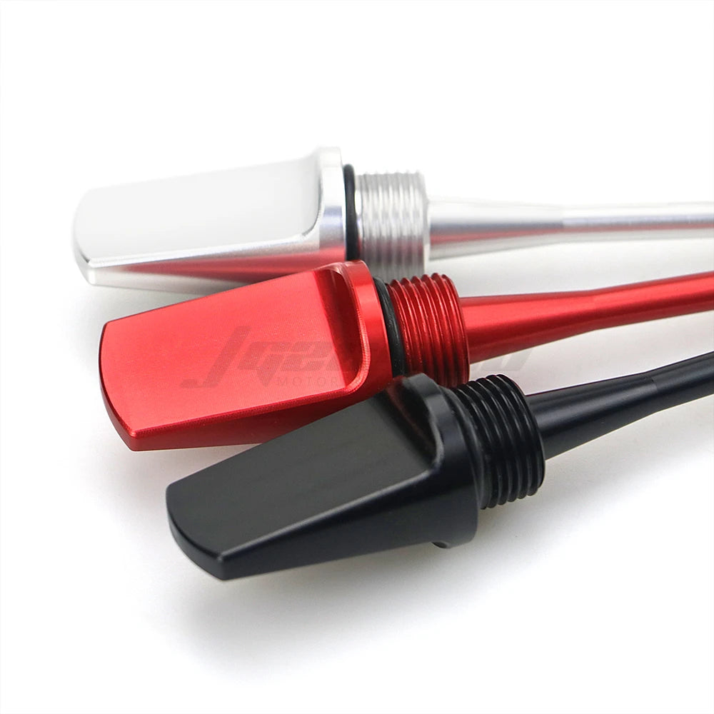 Motorcycle Accessories Dipstick CNC Aluminum Oil Drain Screw Plug Cover for Vespa GTS 250 300 HPE 2019-2021