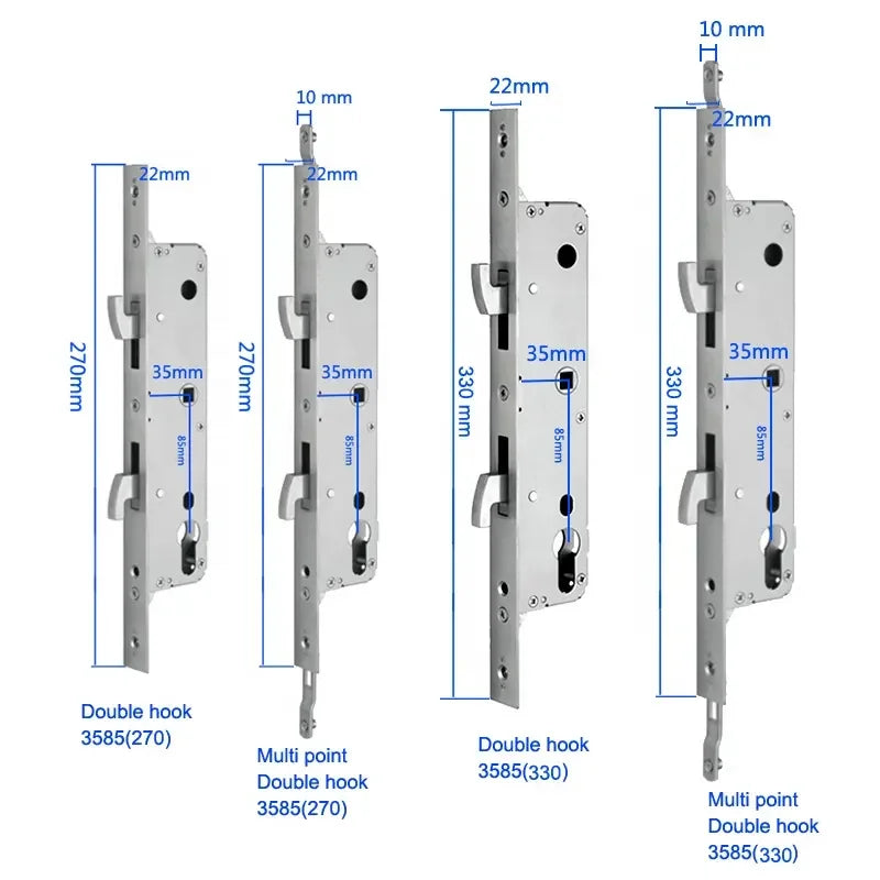 EU Electronic Lock Ttlock App Smart Locks Remote Control Fingerprint  Keypad Door Lock 8530 Mortise