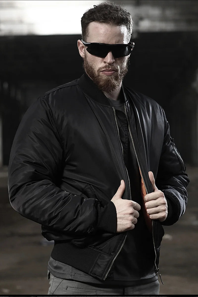 MA1 Flight Jacket Keep Warm Comfortable Windproof Soft Tactical Commute Mens Jackets Tactical Jacket for Men