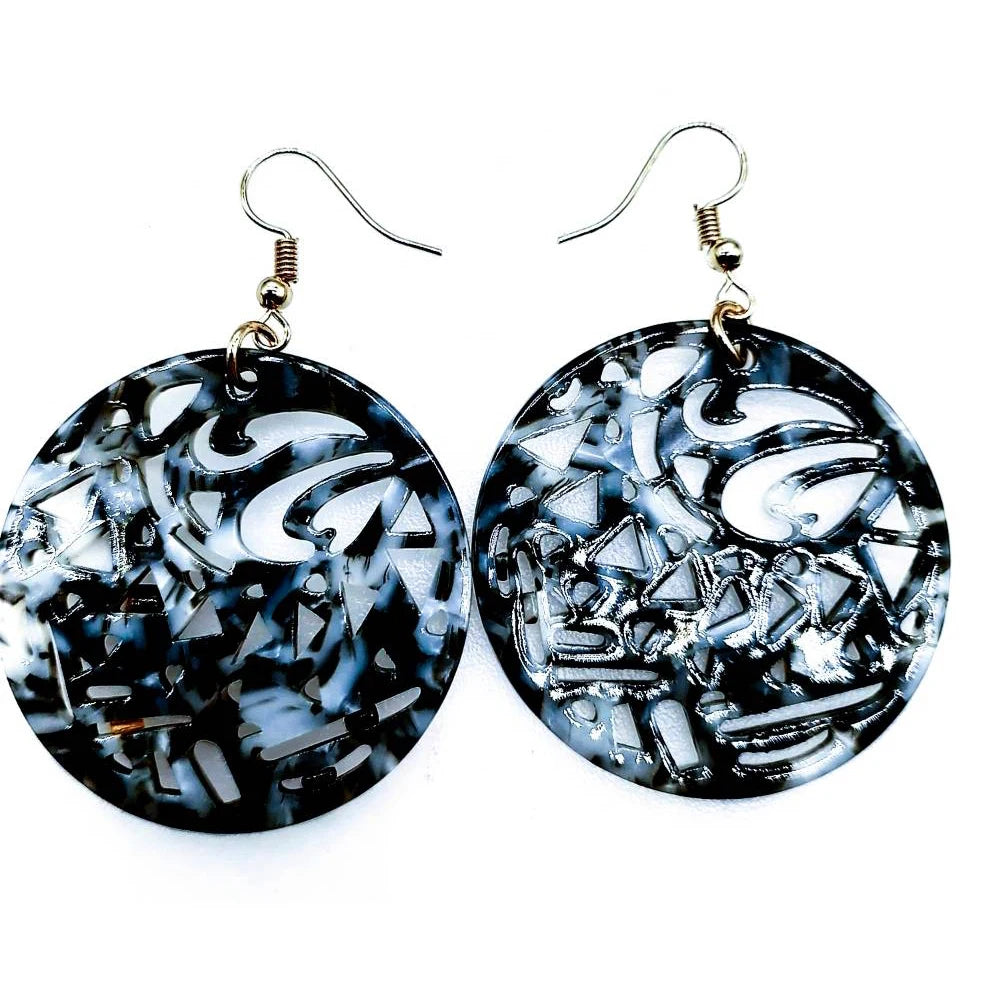 Hawaiian Acrylic Australia Designer Earrings Earring Accessories African Polynesian Jewelry Earring Women's Earrings for Women