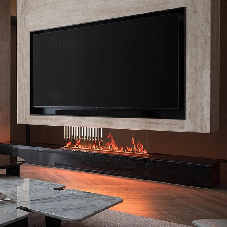 3D  Atomization European Style Home Design Simulated Flame Realistic Flame Decorative Humidifier LED Electric Fireplace