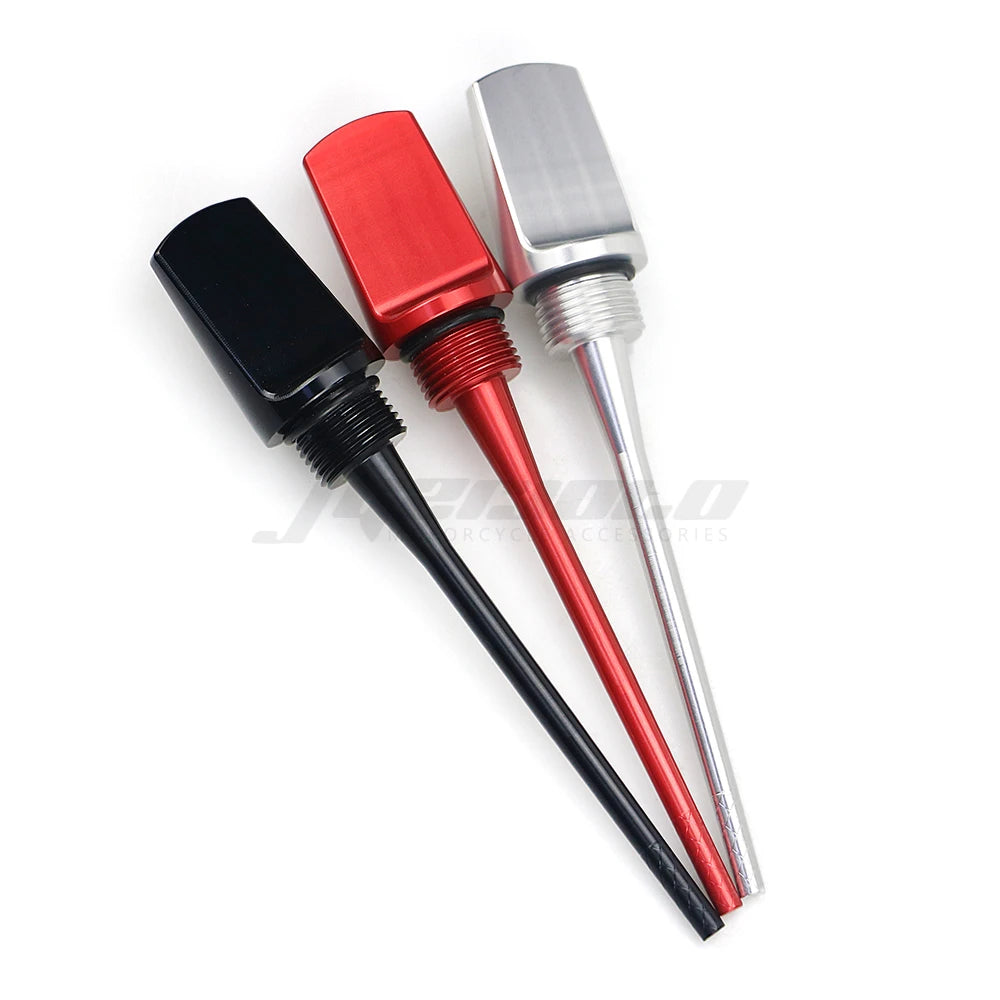 Motorcycle Accessories Dipstick CNC Aluminum Oil Drain Screw Plug Cover for Vespa GTS 250 300 HPE 2019-2021